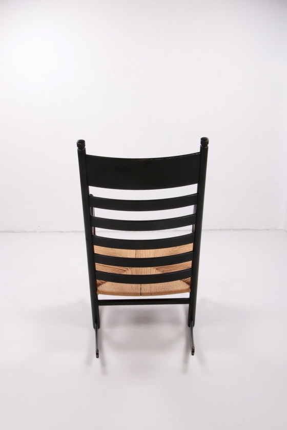 Image 1 of Hans J Wegner Design rocking chair design from 50 Model ch45