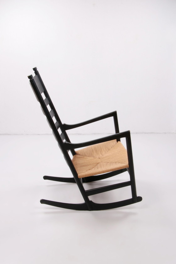 Image 1 of Hans J Wegner Design rocking chair design from 50 Model ch45