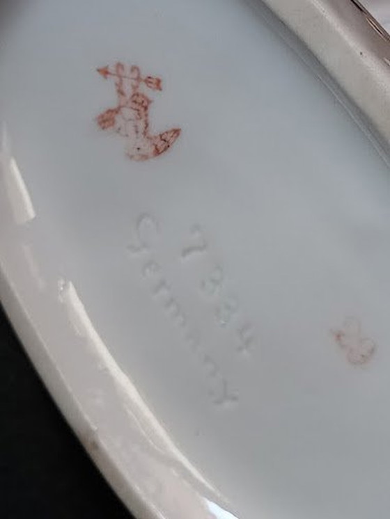 Image 1 of Carl Scheidig Grafenthal KG (1906 - 1935) Antique Porcelain Cat Figurine