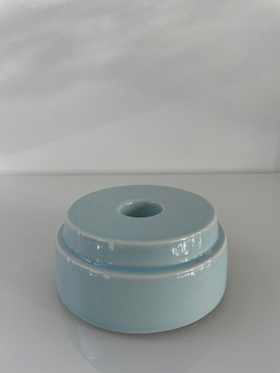 Image 1 of Modern Candlestick Light Blue Piet Hein Eek