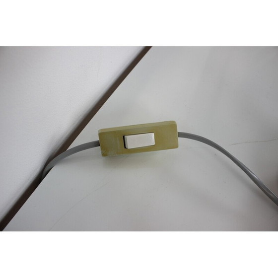 Image 1 of Lampada da tavolo vintage in legno d'acero, carta e juta di Antonín Hepnar, Cecoslovacchia, anni '70