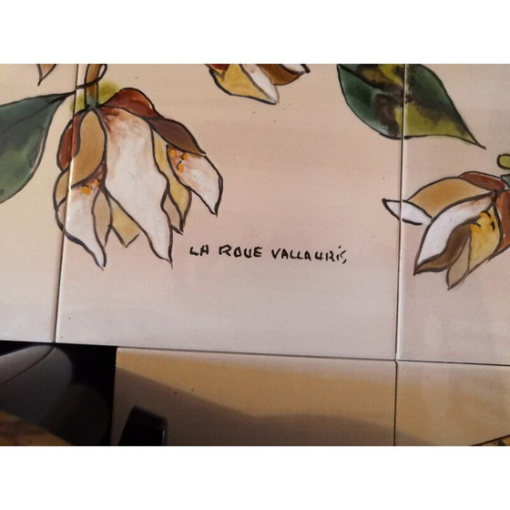 Image 1 of Vintage steel coffee table by Georges Pelletier for La Roue in Vallauris, 1970