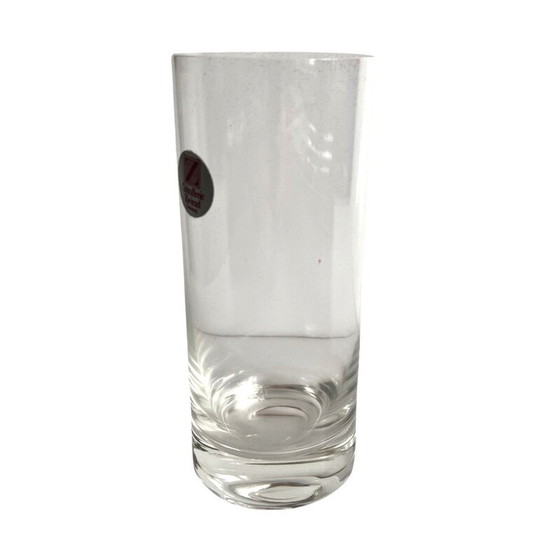 Image 1 of Set of 6 vintage crystal glass drinking glasses for Cristallerie Zwiesel, Germany 1980