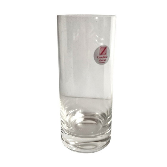 Image 1 of Set of 6 vintage crystal glass drinking glasses for Cristallerie Zwiesel, Germany 1980