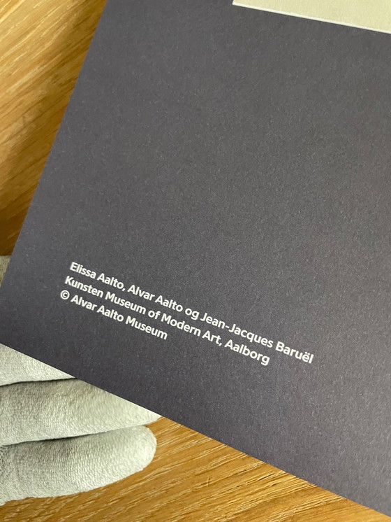 Image 1 of Alvar Aalto (1898-1976), Cartel de la exposición, Second Nature, Copyright Museo Alvar Aalto