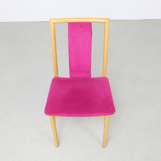 Image 1 of 4x Dining Chair in Velvet by K. Høffer-Larsen