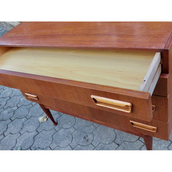 Image 1 of Vintage teak chest of drawers by Peter Moos, Denmark 1955