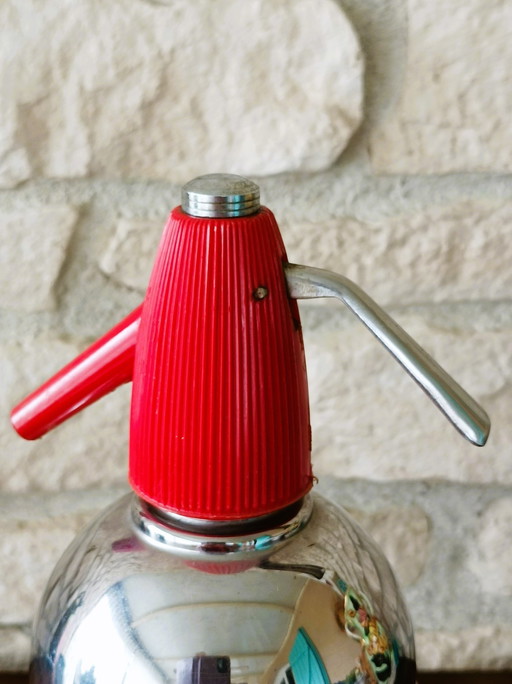 Antique siphon Silver color