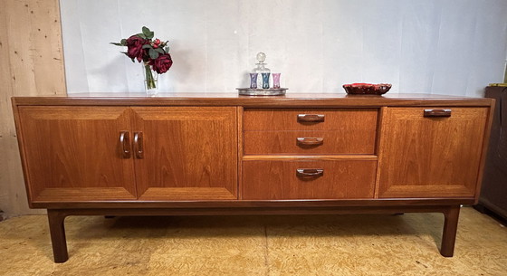 Image 1 of Mid-Century Retro Vintage Teak & Afromosia Sideboard By G Plan – Sierra Range 1960 
