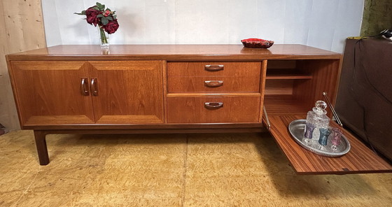 Image 1 of Mid-Century Retro Vintage Teak & Afromosia Sideboard By G Plan – Sierra Range 1960 