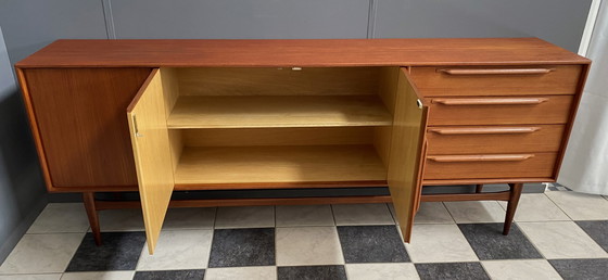 Image 1 of Buffet en teck par Heinrich Riestenpatt 1960 225cm de large