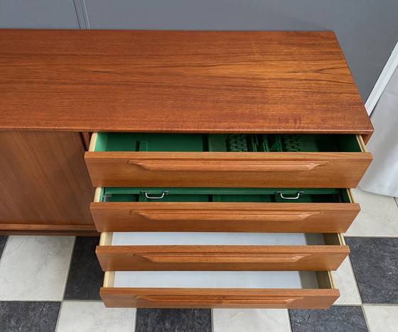 Image 1 of Teak Sideboard by Heinrich Riestenpatt 1960s 225cm wide