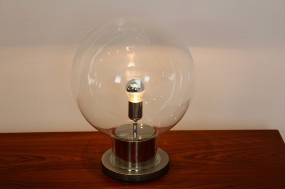 Image 1 of Mid-Century globe table lamp