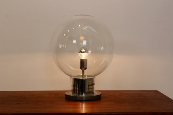 Image 1 of Mid-Century globe table lamp