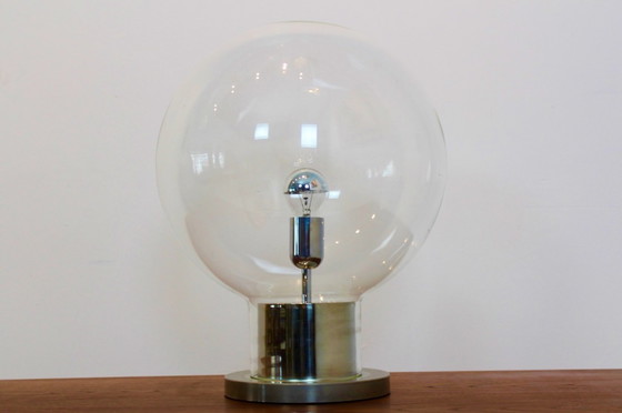 Image 1 of Mid-Century globe table lamp