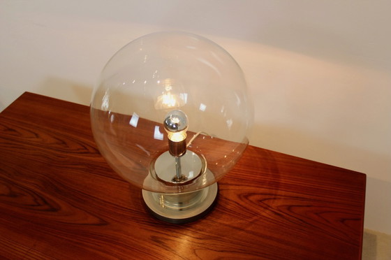 Image 1 of Mid-Century globe table lamp