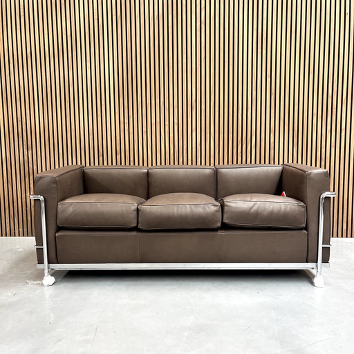 Canapé Cassina LC2 - Le Corbusier Cuir Mocca