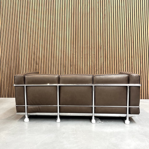 Canapé Cassina LC2 - Le Corbusier Cuir Mocca