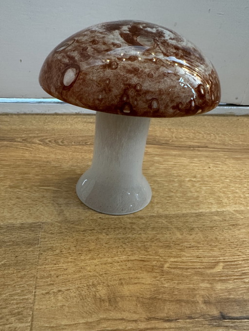 Vintage Glass Mushroom