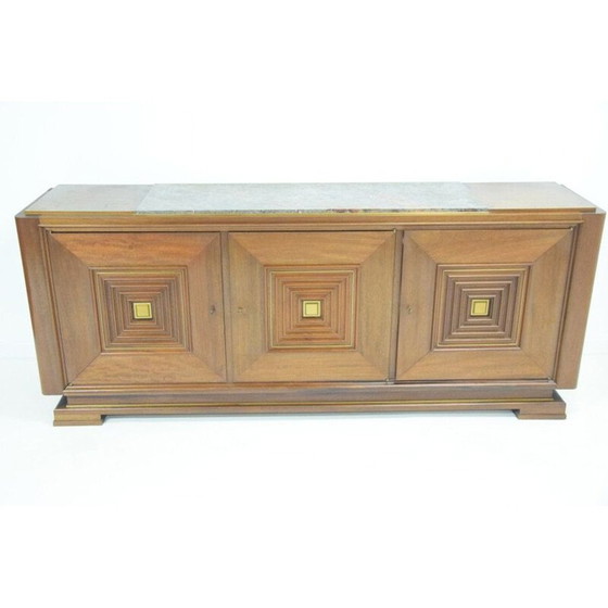 Image 1 of Vintage art deco mahogany sideboard by Maxime Old, 1930-1950