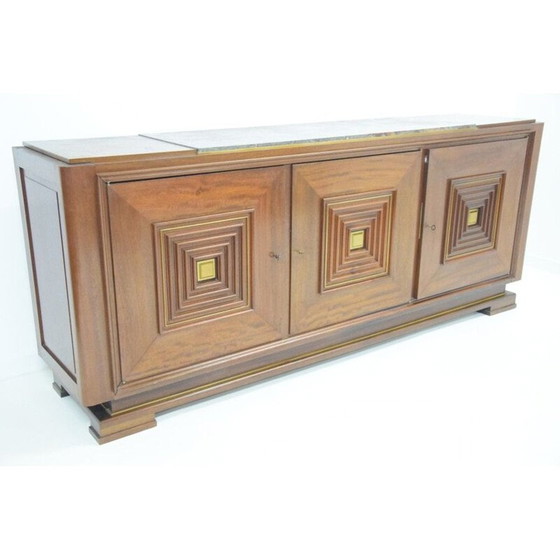 Image 1 of Vintage art deco mahogany sideboard by Maxime Old, 1930-1950