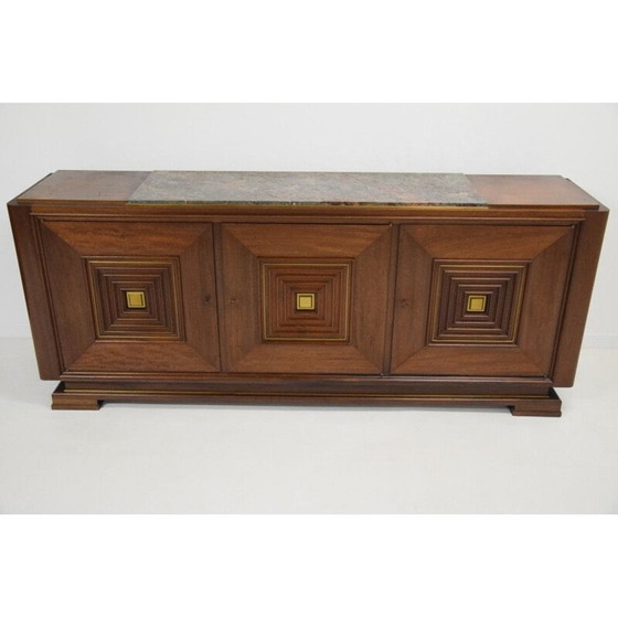 Image 1 of Vintage art deco mahogany sideboard by Maxime Old, 1930-1950