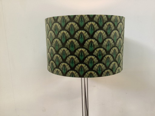 Vintage Lamp Chrome Seventies Floor Lamp
