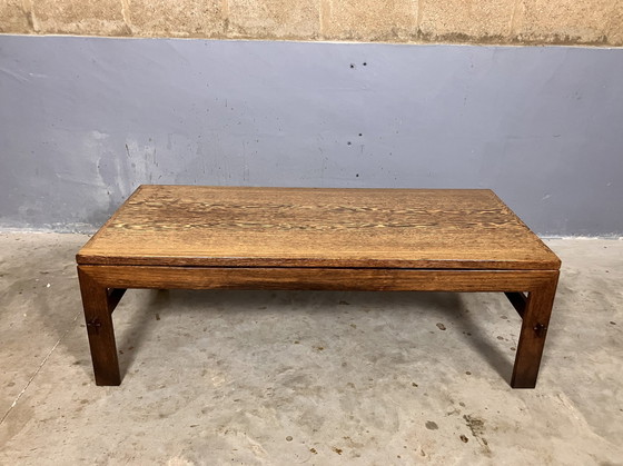 Image 1 of Coffee Table Wenge Vintage Brutalist