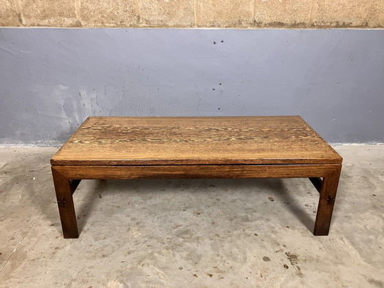 Image 1 of Coffee Table Wenge Vintage Brutalist