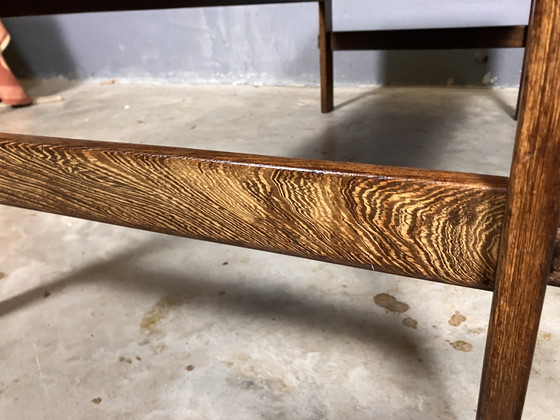 Image 1 of Coffee Table Wenge Vintage Brutalist