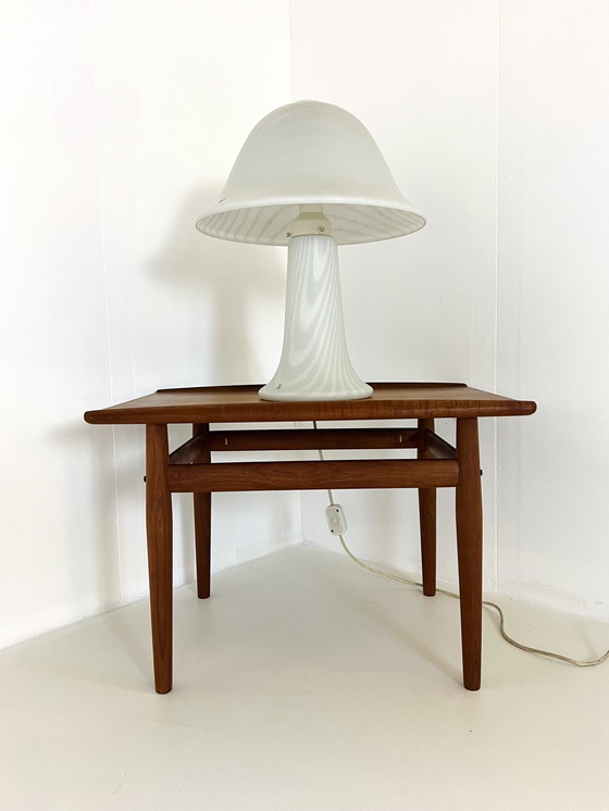 Image 1 of Peil & Putzler Zebra Mushroom Table Lamp '70
