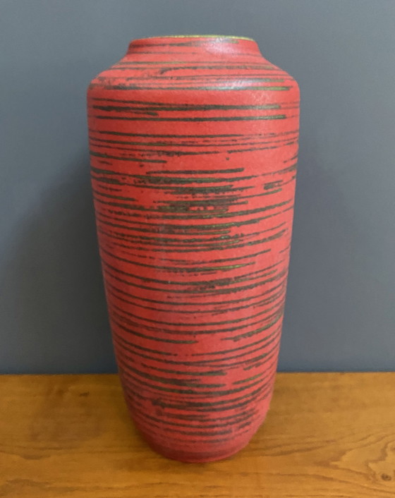 Image 1 of Grande vaso in ceramica rossa di Scheurich Germania modello 517-45