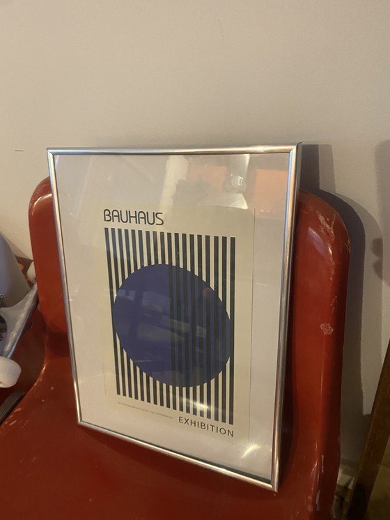 Image 1 of Set Of 3 Posters, Bauhaus Incl Silver Frame