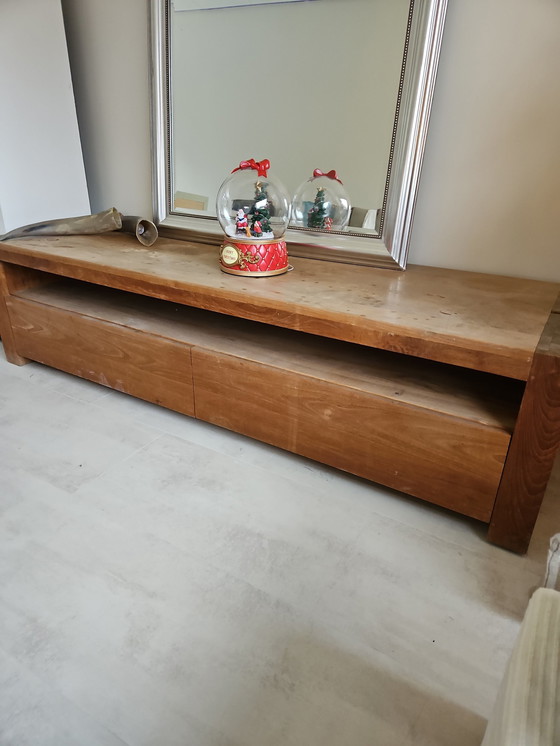 Image 1 of Solid Wood TV Cabinet