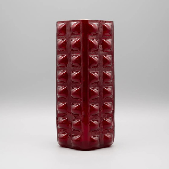 Image 1 of Vase en verre bullé Hirschberg par Wilhelm Braun-Feldweg