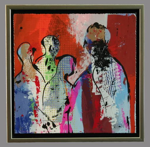 Jens Olssen - Talk of the town zeefdruk – lithos zeefdrukken