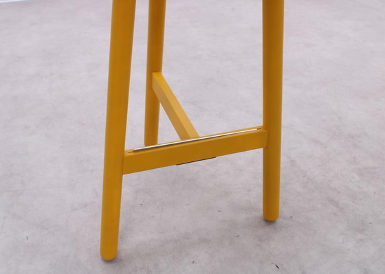 Image 1 of DUM Office Beech bar stool ochre yellow