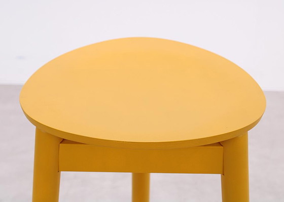 Image 1 of DUM Office Beech bar stool ochre yellow