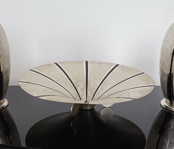 Image 1 of WMF Ikora art deco fruit bowl and vases