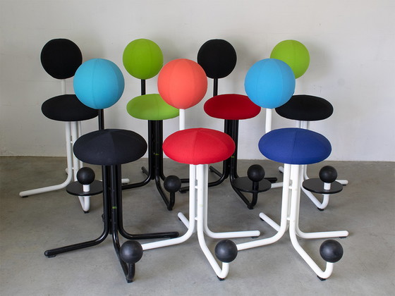 Image 1 of Globe concept ergonomic high chair design Peter Opsvik