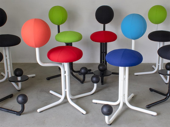 Image 1 of Globe concept ergonomic high chair design Peter Opsvik