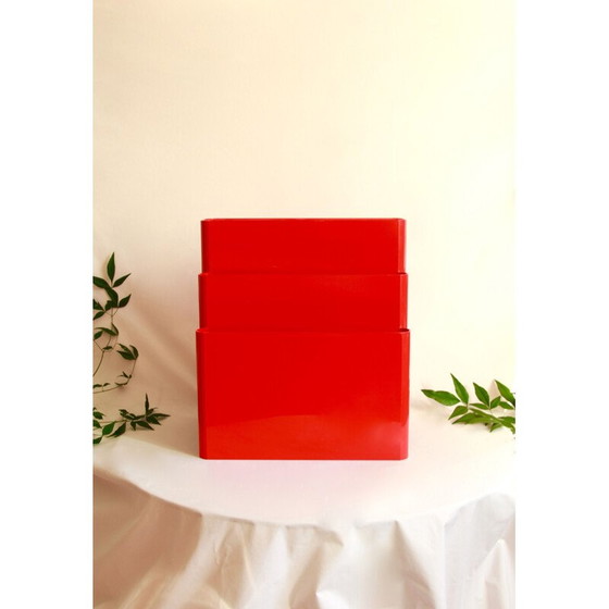 Image 1 of Portariviste vintage da 6 pezzi di G.Stoppino per Kartell Italia anni '70