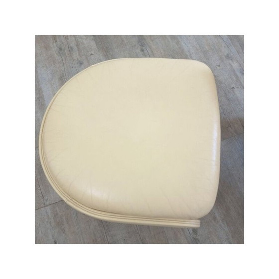 Image 1 of Set di 6 poltrone vintage con poggiapiedi di Poltrona Frau, anni '70