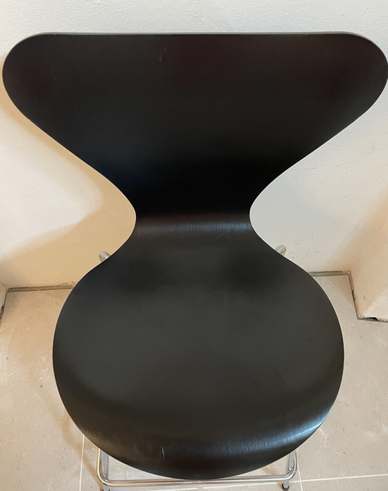 Image 1 of 4x Fritz Hansen butterfly chair bar stool