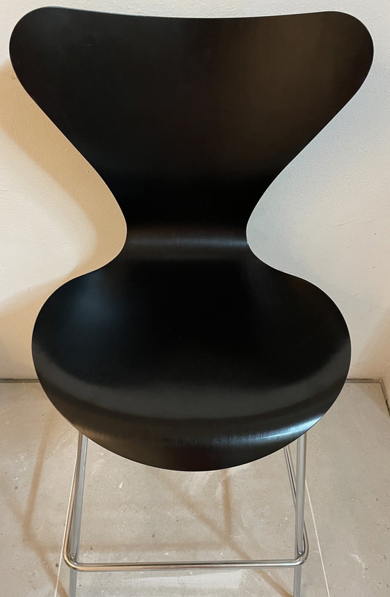 Image 1 of 4x Chaise papillon Fritz Hansen tabouret de bar