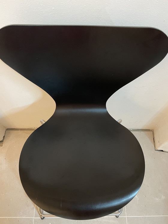 Image 1 of 4x Fritz Hansen butterfly chair bar stool