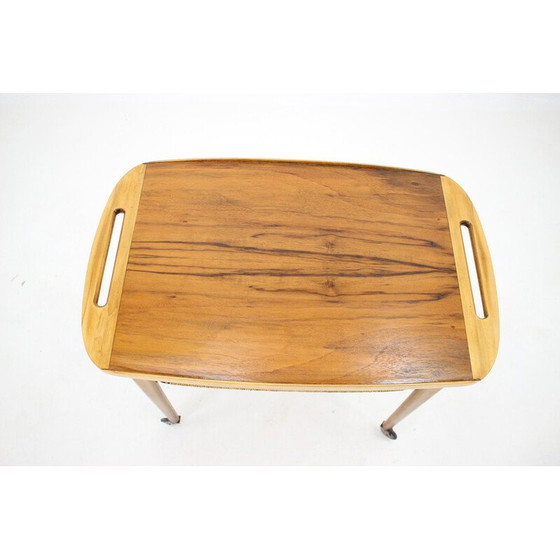 Image 1 of Vintage beech serving trolley by Drevotvar, Czechoslovakia 1970