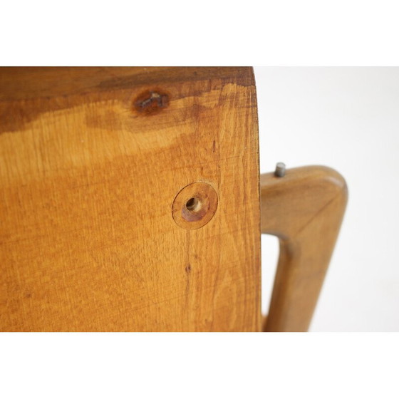 Image 1 of Vintage beech serving trolley by Drevotvar, Czechoslovakia 1970