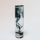 Vintage vaas in helder muranoglas
