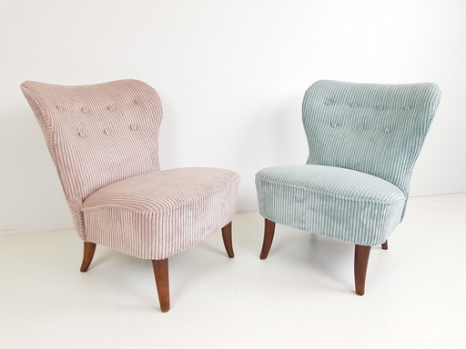 Set of 2 vintage Artifort Theo Ruth cocktail armchairs chairs